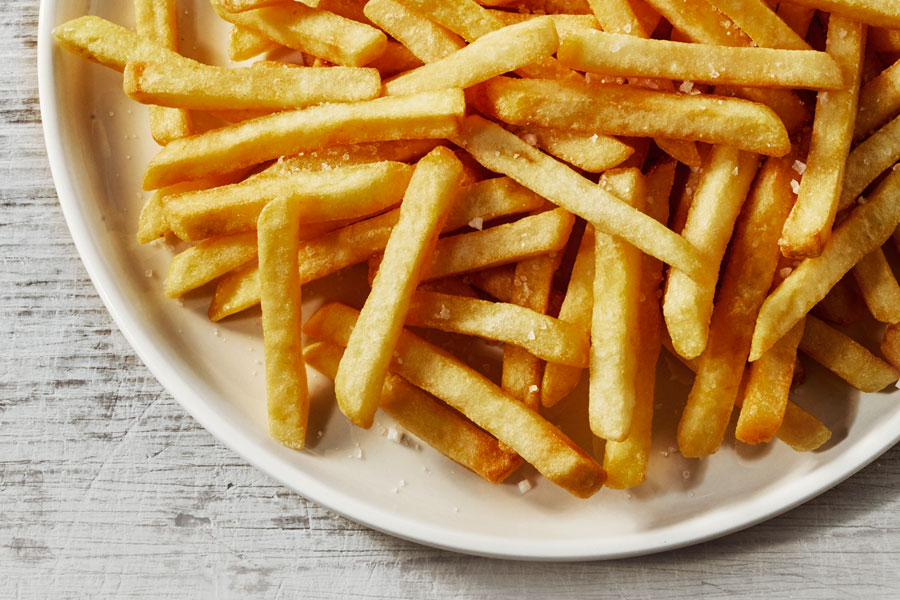 pommes frites: Nemme og enkle opskrifter
